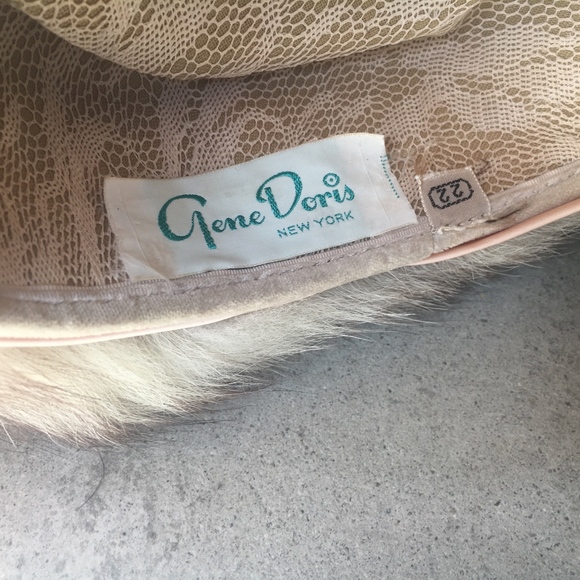 Vintage Fur and Pink Satin Hat